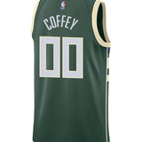 Nike 2022 Icon Edition Amir Coffey Milwaukee Bucks Swingman Jersey-back
