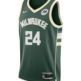 Nike 2022 Icon Edition Cam Thomas Milwaukee Bucks Swingman Jersey