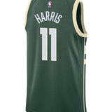 Nike 2022 Icon Edition Gary Harris Milwaukee Bucks Swingman Jersey - BACK