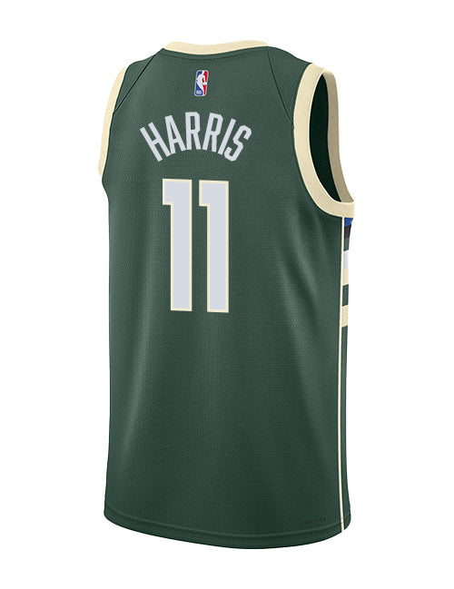 Nike 2022 Icon Edition Gary Harris Milwaukee Bucks Swingman Jersey - BACK