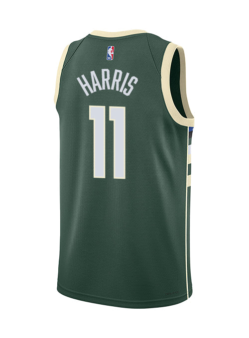 Nike 2022 Icon Edition Gary Harris Milwaukee Bucks Swingman Jersey - BACK