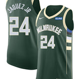Nike 2022 Icon Edition Jaime Jaquez Jr Milwaukee Bucks Authentic Jersey-back