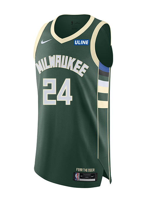 Nike 2022 Icon Edition Jaime Jaquez Jr Milwaukee Bucks Authentic Jersey-front