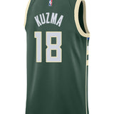 Nike 2022 Icon Edition Kyle Kuzma Milwaukee Bucks Swingman Jersey