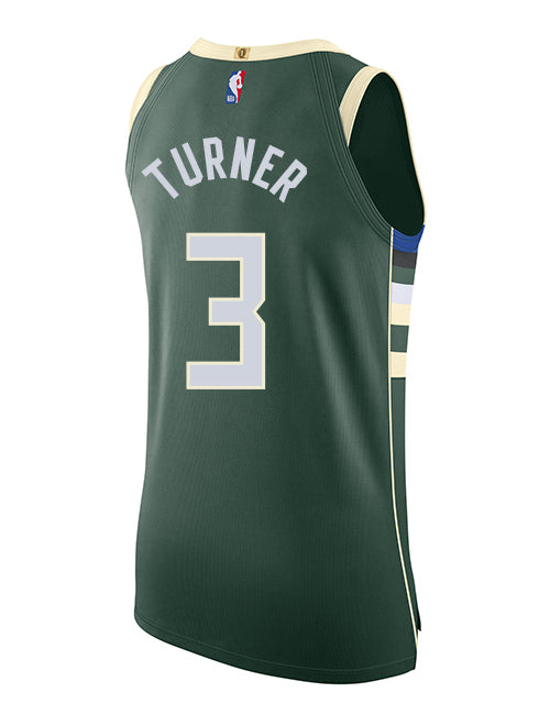 Nike 2022 Icon Edition Myles Turner Milwaukee Bucks Authentic Jersey-back