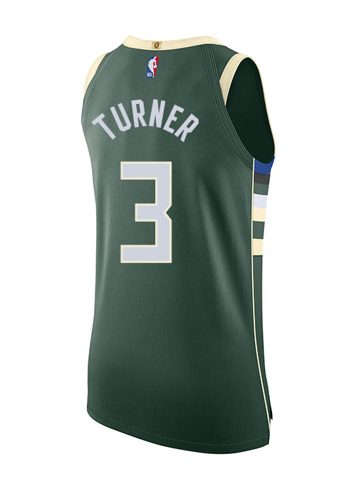 Nike 2022 Icon Edition Myles Turner Milwaukee Bucks Authentic Jersey-back