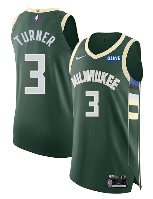 Nike 2022 Icon Edition Myles Turner Milwaukee Bucks Authentic Jersey-collage