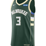 Nike 2022 Icon Edition Myles Turner Milwaukee Bucks Authentic Jersey-front