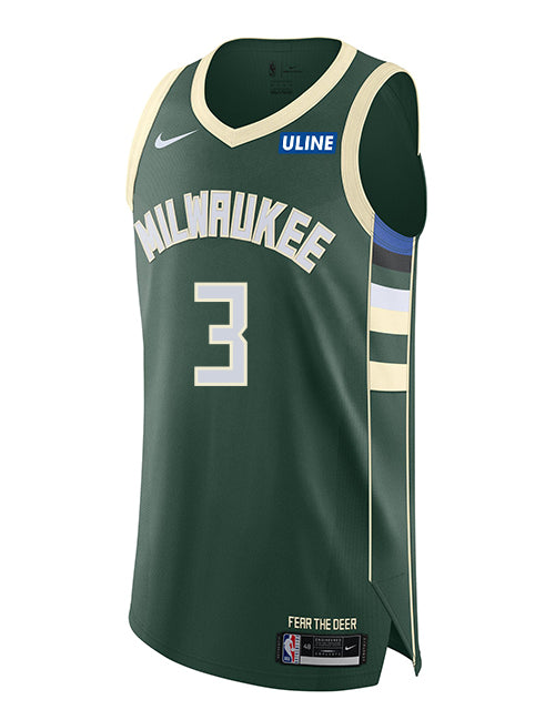 Nike 2022 Icon Edition Myles Turner Milwaukee Bucks Authentic Jersey-front