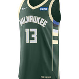 Nike 2022 Icon Edition Ryan Rollins Milwaukee Bucks Authentic Jersey
