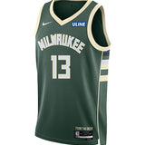 Youth Nike 2022 Icon Edition Ryan Rollins Milwaukee Bucks Swingman Jersey-front