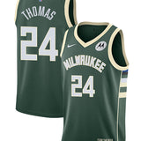 Nike 2022 Icon Edition Cam Thomas Milwaukee Bucks Swingman Jersey