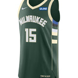 Nike 2022 Icon Edition Nate Ament Milwaukee Bucks Authentic Jersey
