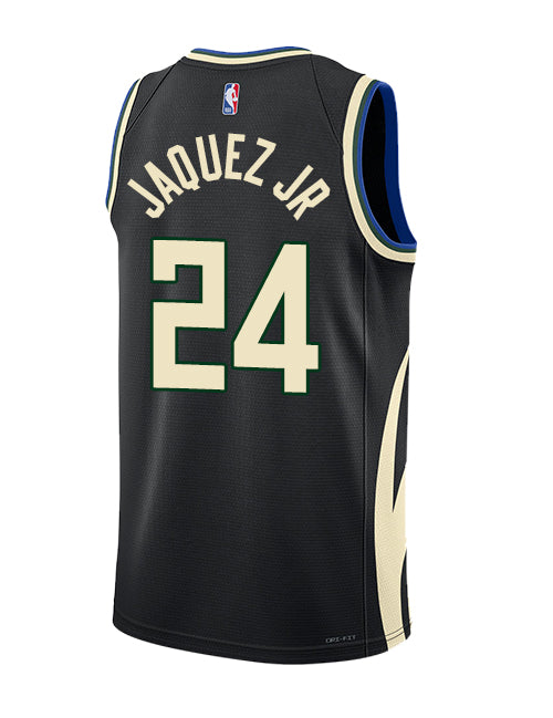 Jordan 2022 Statement Edition Jaime Jaquez Jr Milwaukee Bucks Swingman Jersey-BACK