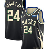 Jordan 2022 Statement Edition Jaime Jaquez Jr Milwaukee Bucks Swingman Jersey