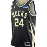 Jordan 2022 Statement Edition Jaime Jaquez Jr Milwaukee Bucks Swingman Jersey
