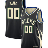 Jordan 2022 Statement Edition Jericho Sims Milwaukee Bucks Swingman Jersey