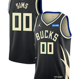 Jordan 2022 Statement Edition Jericho Sims Milwaukee Bucks Swingman Jersey