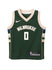 Juvenile Nike Icon Damian Lillard Milwaukee Bucks Replica Jersey-front