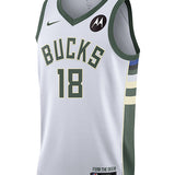 Nike 2022 Association Edition Kyle Kuzma Milwaukee Bucks Swingman Jersey- FRONT