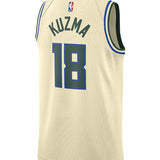 Nike 2025-26 City Edition Kyle Kuzma Milwaukee Bucks Swingman Jersey-back