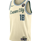 Nike 2025-26 City Edition Kyle Kuzma Milwaukee Bucks Swingman Jersey-front