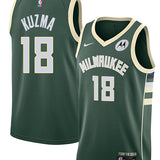 Nike 2022 Icon Edition Kyle Kuzma Milwaukee Bucks Swingman Jersey-COLLAGE