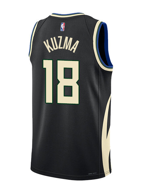 Jordan 2022 Statement Edition Kyle Kuzma Milwaukee Bucks Swingman Jersey-back