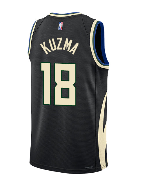 Jordan 2022 Statement Edition Kyle Kuzma Milwaukee Bucks Swingman Jersey-BACK