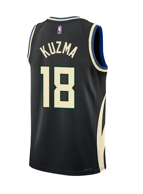 Jordan 2022 Statement Edition Kyle Kuzma Milwaukee Bucks Swingman Jersey-BACK