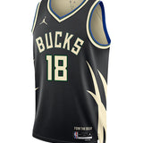 Jordan 2022 Statement Edition Kyle Kuzma Milwaukee Bucks Swingman Jersey-FRONT