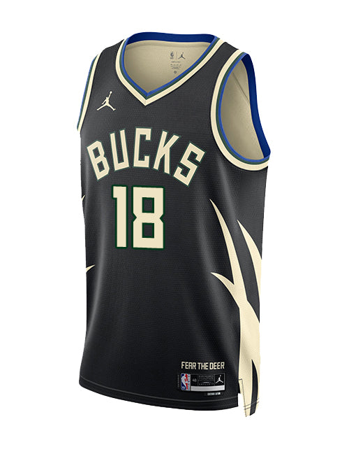 Jordan 2022 Statement Edition Kyle Kuzma Milwaukee Bucks Swingman Jersey-FRONT
