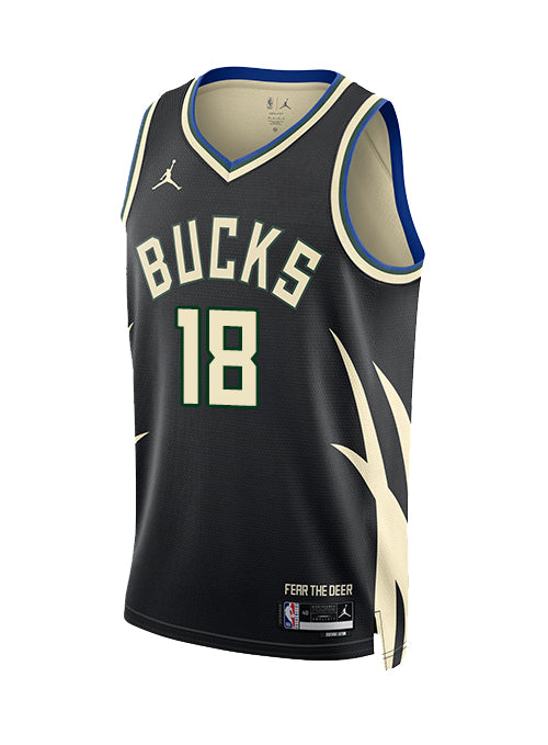 Jordan 2022 Statement Edition Kyle Kuzma Milwaukee Bucks Swingman Jersey-FRONT