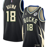 Jordan 2022 Statement Edition Kyle Kuzma Milwaukee Bucks Swingman Jersey-COLLAGE