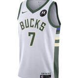 Nike 2022 Association Edition Kevin Porter Jr Milwaukee Bucks Swingman Jersey-FRONT