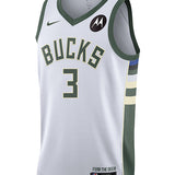 Nike 2022 Association Edition Kevin Porter Jr Milwaukee Bucks Swingman Jersey-FRONT