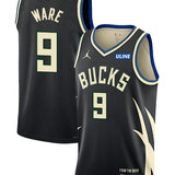 Jordan 2022 Statement Edition Kel'el Ware Milwaukee Bucks Swingman Jersey
