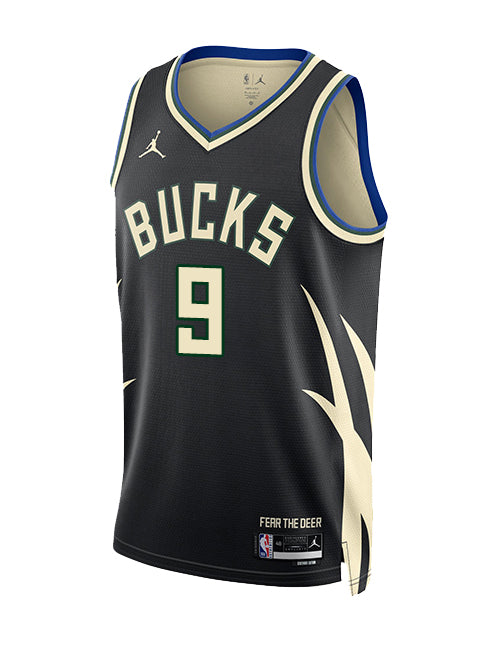 Jordan 2022 Statement Edition Kel'el Ware Milwaukee Bucks Swingman Jersey- FRONT