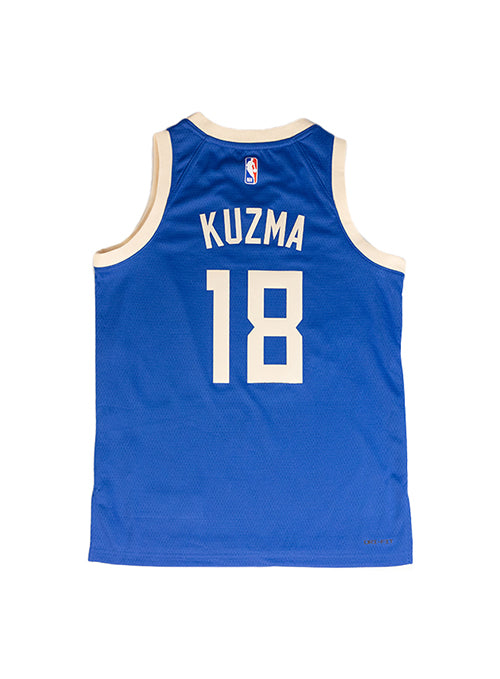 Youth Nike 2024-25 City Edition Kyle Kuzma Swingman Jersey-back
