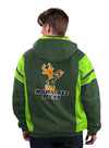 Starter Nylon Force Green Milwaukee buck 1/2 Snap Pullover Jacket-back