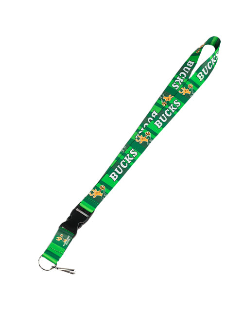 Aminco HWC '68 Green Stripes Milwaukee Bucks Lanyard