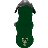 All Star Dogs Icon Milwaukee Bucks Pet Hooded Sweatshirt