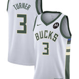 Nike 2022 Association Edition Myles Turner Milwaukee Bucks Swingman Jersey-COLLAGE