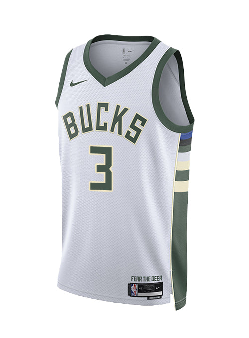 Nike 2022 Association Edition Myles Turner Milwaukee Bucks Swingman Jersey-front