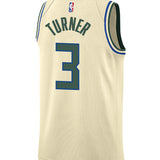 Nike 2025-26 City Edition Myles Turner Milwaukee Bucks Swingman Jersey-back