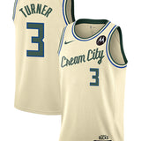 Nike 2025-26 City Edition Myles Turner Milwaukee Bucks Swingman Jersey-collage