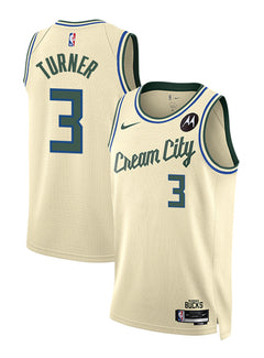 Nike 2025-26 City Edition Myles Turner Milwaukee Bucks Swingman Jersey-collage