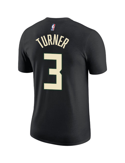 Jordan 2022 Statement Edition Myles Turner Milwaukee Bucks T-Shirt-back