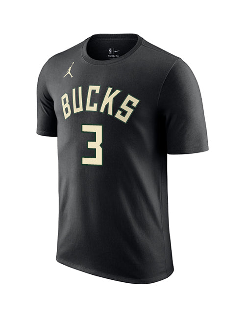 Jordan 2022 Statement Edition Myles Turner Milwaukee Bucks T-Shirt-front