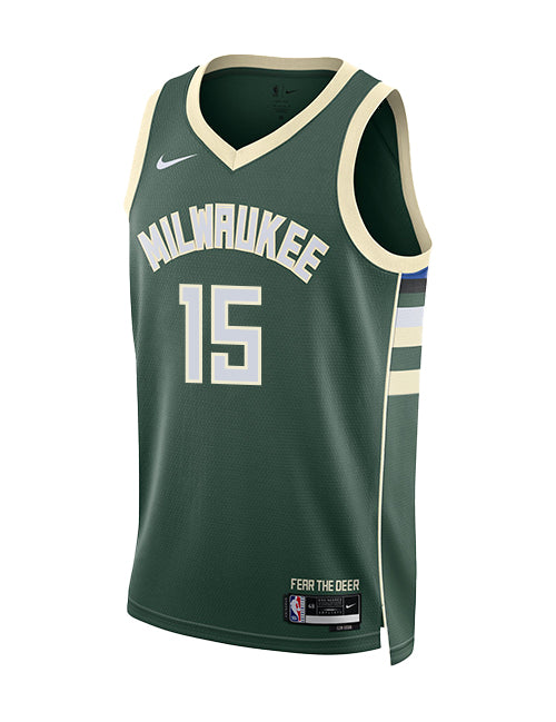Nike 2022 Icon Edition Nate Ament Milwaukee Bucks Swingman Jersey